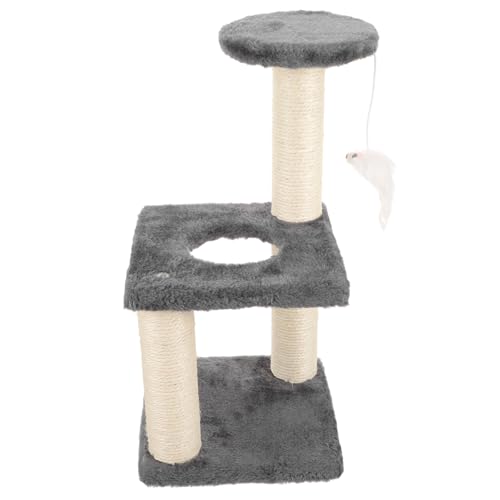 Happyyami Mehrschichtiger Katzenklettergerüst-kratzbaum-kätzchenturm Für Katzen Dekorativ Verschleißfest Happyyami Mehrschichtiger Katzenklettergerüst-kratzbaum-kätzchenturm Für Katzen Dekorativ Verschleißfest von Happyyami