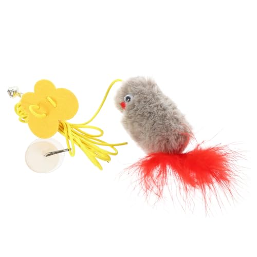 Happyyami Cat Interactive Toy Hängendes Mäuse-Spielzeug Für Katzen Selbstbeschäftigungsspielzeug Für Indoor-Katzen Aus Sicherem Material Zum Spielen Und Trainieren Happyyami Cat Interactive Toy Hängendes Mäuse-Spielzeug Für Katzen Selbstbeschäftigungsspielzeug Für Indoor-Katzen Aus Sicherem Material Zum Spielen Und Trainieren von Happyyami