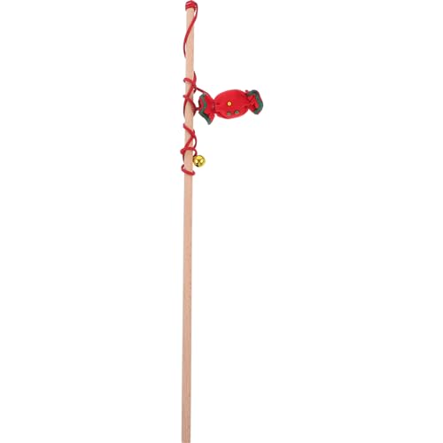 Happyyami Weihnachtlicher Katzen-spielzeugteaser Mit Glocke Interaktive Katzenangel Für Spiel Und Spaß Geeignet Für Kätzchen Und Erwachsene Katzen Fördert Bewegung Und Bindung Happyyami Weihnachtlicher Katzen-spielzeugteaser Mit Glocke Interaktive Katzenangel Für Spiel Und Spaß Geeignet Für Kätzchen Und Erwachsene Katzen Fördert Bewegung Und Bindung von Happyyami