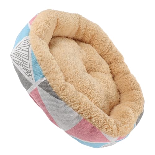 Happyyami Katzen- und Hundebett für den Innenbereich Hunde Reisen Hundebett für kleine Hunde Hundewindeln Haustier-Schlafbett Hundematratze Katze schlafkissen Haustiernest-Schlafmatte Stoff von Happyyami