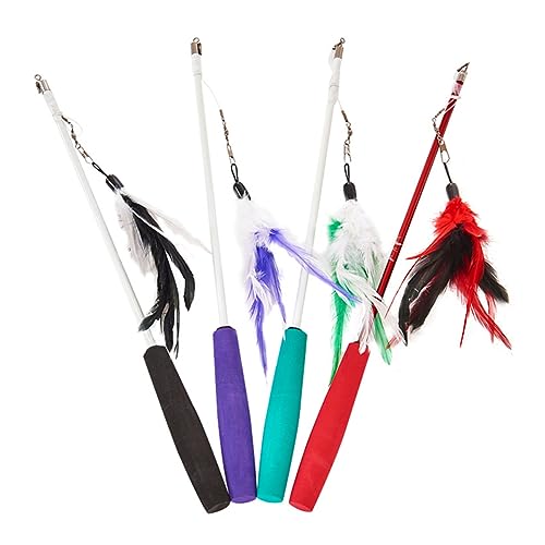 Happyyami Cat Teaser Angel Mit Federn Interaktives Katzenspielzeug Für Stundenlangen Spaß Leicht Und Langlebig Fördert Die Aktivität Ihrer Katze Für Katzenliebhaber Und Spielzeit Happyyami Cat Teaser Angel Mit Federn Interaktives Katzenspielzeug Für Stundenlangen Spaß Leicht Und Langlebig Fördert Die Aktivität Ihrer Katze Für Katzenliebhaber Und Spielzeit von Happyyami