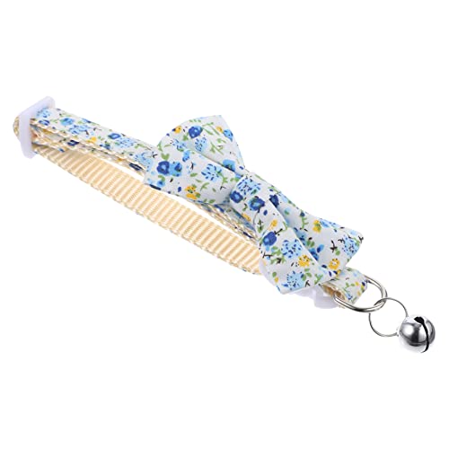 Happyyami Süßes Bow Tie Katzenhalsband Mit Glöckchen Verstellbar Für Kleine Haustiere Atmungsaktiv Und Sicher Für Partys Und Festliche Anlässe von Happyyami