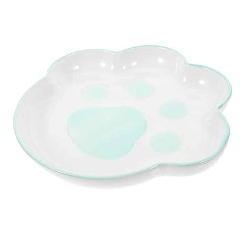 Happyyami Keramik Katzenfutterspender Katzenwasserspender Großer Futternapf von Happyyami