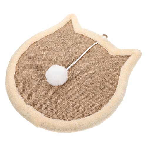 Happyyami Kratzbrett Für Katzen Robustes Verschleißfestes Katzenkratzspielzeug Für Kätzchen Und Erwachsene Für Möbel Und Teppichschutz Leicht Und Dekorativ Für Stundenlangen Spaß von Happyyami