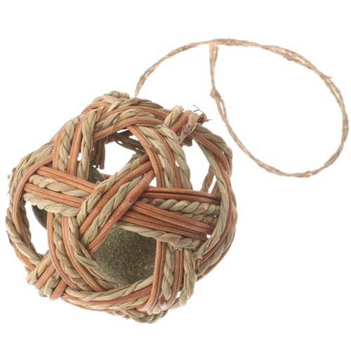 Happyyami Katzenminze Bälle Kauspielzeug für Ratten für Haustiere Kitten interaktives für Katzen Kauspielzeug für Katzen Katzenzähne reinigen Bälle Strohseil Happyyami Katzenminze Bälle Kauspielzeug für Ratten für Haustiere Kitten interaktives für Katzen Kauspielzeug für Katzen Katzenzähne reinigen Bälle Strohseil von Happyyami
