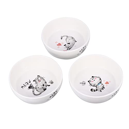Happyyami Katzennapf Futternapf für Haustiere Kätzchen Schüssel katzennäpfe pet Bowl Welpe Katzenschüssel aus Keramik Fressnapf für Katzen die Katze Zubringer Geschirr Haustiernapf Hündchen Happyyami Katzennapf Futternapf für Haustiere Kätzchen Schüssel katzennäpfe pet Bowl Welpe Katzenschüssel aus Keramik Fressnapf für Katzen die Katze Zubringer Geschirr Haustiernapf Hündchen von Happyyami