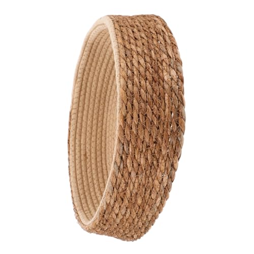 Happyyami Natürliches Rattan-katzenbett Strohbettkorb für Innenkatzen Hunde Warmes Nest Bettunterlage Happyyami Natürliches Rattan-katzenbett Strohbettkorb für Innenkatzen Hunde Warmes Nest Bettunterlage von Happyyami