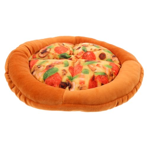 Happyyami Kreatives Katzenbett Aus Pizza-Form Warme Schlafmatte Für Katzen Und Kleine Hunde Waschbar Für Drinnen Kaffee-Farben Happyyami Kreatives Katzenbett Aus Pizza-Form Warme Schlafmatte Für Katzen Und Kleine Hunde Waschbar Für Drinnen Kaffee-Farben von Happyyami