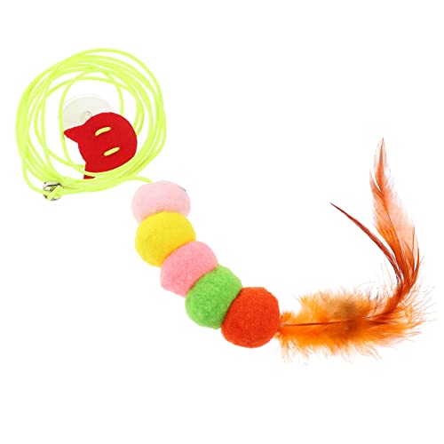Happyyami Interaktives Katzenspielzeug Mit Catnip Einstellbare Elastische Spielangel Mit Federn Für Katzen Und Kätzchen Fördert Aktives Spielen Und Langeweile Happyyami Interaktives Katzenspielzeug Mit Catnip Einstellbare Elastische Spielangel Mit Federn Für Katzen Und Kätzchen Fördert Aktives Spielen Und Langeweile von Happyyami