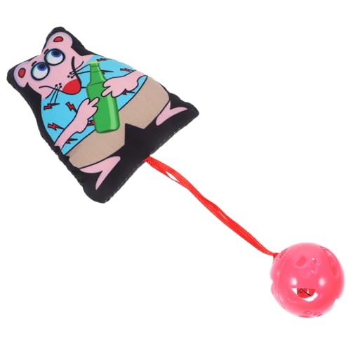 Happyyami Katzenspielzeug Mausform Mit Glocke Interaktives Spielzeug Für Katzen Und Kätzchen Und Spaß Plüsch-mäuse Für Täglichen Spielspaß von Happyyami