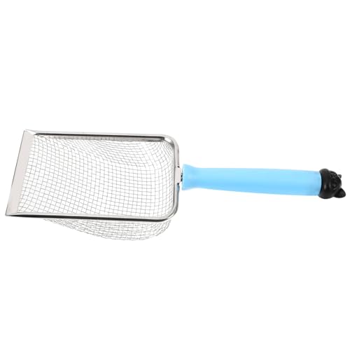 Happyyami Katzenstreuschaufel mit Ergonomischem Antihaftbeschichtet Reinigen für Schnelle Entsorgung von Katzenkot aus Katzentoilette von Happyyami
