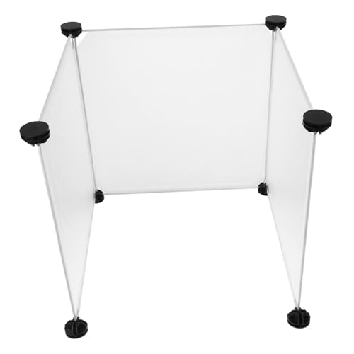 Happyyami 3stücke Teiliges Katzentoiletten-schutzschild Transparent Hochwandiger Spritzschutz Für Katzenstreu Mit Clips Einfach Zu Reinigen Installieren von Happyyami