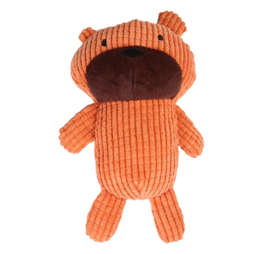 Happyyami Adorables Plüschspielzeug Für Hunde Und Katzen Cartoon Bär Mit Geräuschfunktion Langlebig Und Beißfest Zum Spielen Und Kauen Orangefarbenes Haustier-Spielzeug Für Aktive Happyyami Adorables Plüschspielzeug Für Hunde Und Katzen Cartoon Bär Mit Geräuschfunktion Langlebig Und Beißfest Zum Spielen Und Kauen Orangefarbenes Haustier-Spielzeug Für Aktive von Happyyami