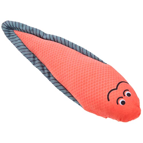 Happyyami Interaktives Katzenspielzeug Aus Plüsch Für Katzen Beweglicher Fisch Mit Katzenminze Zur Zahnpflege Und Selbstbeschäftigung Lustiges Spielzeug Für Katzenminze Und Kätzchen von Happyyami