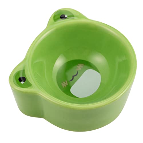 Happyyami Stabiler Futternapf Aus Keramik Für Haustiere Kleiner Futternapf Kippsicher Für Hamster Rennmäuse von Happyyami