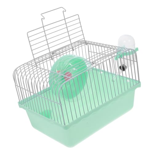 Happyyami Kleintierkäfig Für Hamster Und Chinchillas, Tragbarer Reisekäfig Mit Wasserflaschenhalter Für Outdoor-Abenteuer Und Haustiertransport Happyyami Kleintierkäfig Für Hamster Und Chinchillas, Tragbarer Reisekäfig Mit Wasserflaschenhalter Für Outdoor-Abenteuer Und Haustiertransport von Happyyami