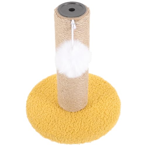 Happyyami Wear-Resistant Kratzbaum Für Katzen Wiederverwendbarer Kratzturm Mit Hängendem Für Kleine Katzen Und Katzenliebhaber Zum Spielen Und Entspannen Jedem Zuhause Happyyami Wear-Resistant Kratzbaum Für Katzen Wiederverwendbarer Kratzturm Mit Hängendem Für Kleine Katzen Und Katzenliebhaber Zum Spielen Und Entspannen Jedem Zuhause von Happyyami