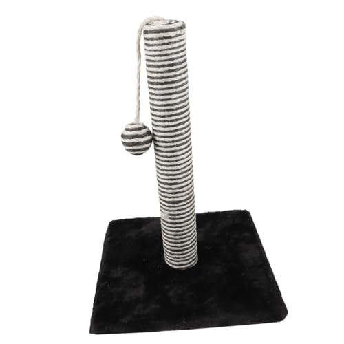 Happyyami Klettergerüst für Katzen kratzbaum aus natursisal katzenkratzturm Katzenbaum katzenspielzeug spielzeuge deko Kratzbaum für Kätzchen Nagelkratzer für Katzen beissen schmücken Pole von Happyyami