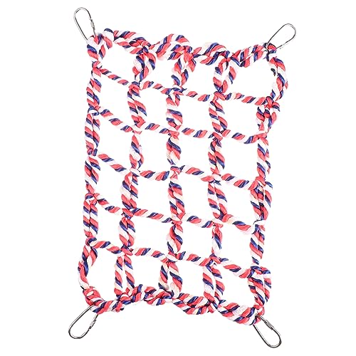 Happyyami Papagei Kletternetz Spielzeug Vogel Kauspielzeug Haustier Hängematte Schaukel Für Tiere Spielen Und Übung Happyyami Papagei Kletternetz Spielzeug Vogel Kauspielzeug Haustier Hängematte Schaukel Für Tiere Spielen Und Übung von Happyyami