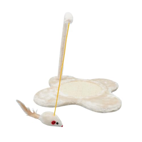 Happyyami Vibrant Scratcher Sisal-katzenkratzbaum Mit Interaktiver Ideal Für Katzen von Happyyami