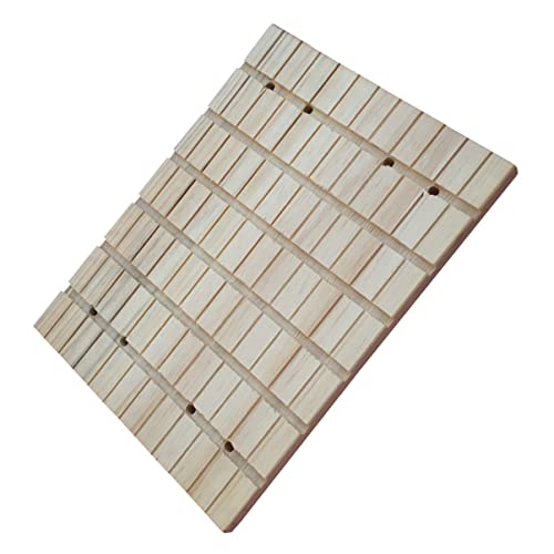 Happyyami Beige Naturholz Kratzbrett Haustier Spielzeug Hamster Schleifen Scratcher Haustier Käfig Zubehör Löcher Happyyami Beige Naturholz Kratzbrett Haustier Spielzeug Hamster Schleifen Scratcher Haustier Käfig Zubehör Löcher von Happyyami