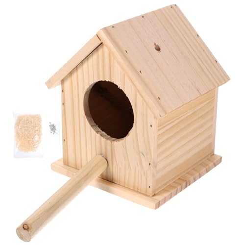 Happyyami 1pc Holz Sittich Lebensraum Box Vogel Nistkästen Für Vögel Decor Beige Einfach Zu Happyyami 1pc Holz Sittich Lebensraum Box Vogel Nistkästen Für Vögel Decor Beige Einfach Zu von Happyyami
