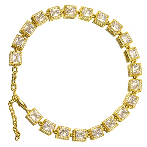 Happyyami Hunde Halsband Aus Titanstahl Verstellbar Leicht Und Elegant Für Mittelgroße Und Kleine Hunde Für Alltag Und Besondere Anlässe Goldene Farbe von Happyyami