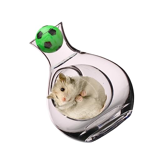 Happyyami Pet Hamster Kühlglas Nest Für Kleintiere Transparentes Wärmeableitendes Zuhause Für Hamster Eichhörnchen Und Igel Stilvolle Dekoration Und Praktische Nutzung Als Pflanzgefäß von Happyyami