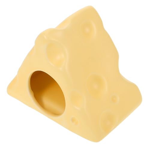 Happyyami Kühlnest für Hamster Hamsterhöhle Käseform Versteck Käse Versteck Dekoratives Hamsterhaus Käseförmiges Versteck Hamsterbett Schlafbett für Hamster Haustierhäute Hamsternest Keramik Happyyami Kühlnest für Hamster Hamsterhöhle Käseform Versteck Käse Versteck Dekoratives Hamsterhaus Käseförmiges Versteck Hamsterbett Schlafbett für Hamster Haustierhäute Hamsternest Keramik von Happyyami