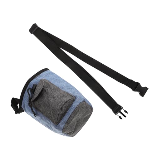 Happyyami Leckerli-Tasche Für Haustiere Hund Tragetasche Hundetaschen Welpen-leckerli-träger Tragetasche Für Haustiere Hundespaziergang-kit Hundetasche Träger Hundekotbeutel Blue Polyester von Happyyami