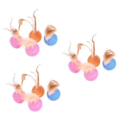 Happyyami Linimente 12 STK Cat Line Ball Kau für Katzen Kratzendes Katzen Kau für Haustiere e Haustier Katzen die Katze Badminton Happyyami Linimente 12 STK Cat Line Ball Kau für Katzen Kratzendes Katzen Kau für Haustiere e Haustier Katzen die Katze Badminton von Happyyami