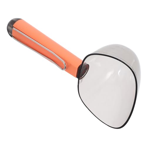 Happyyami Löffel Für Tiernahrung Scoop Löffel Für Hundefutter Färben Und Bügeln Von Schürzen Saftiges Tablett Welpenlöffel Saftige Tabletts Hundetellerlöffel Müllschaufel, Löffel Abs Orange von Happyyami