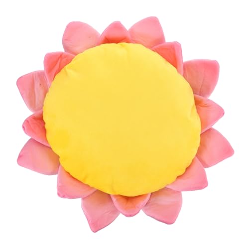 Happyyami Lotus Katzensofabett, Plüsch, rutschfeste 3D-haustiermatte, Weiches Und Bequemes Stützkissen Für Haustierbetten, Matte Für Hauskatzen, Kleine Hunde Und Haustiere von Happyyami