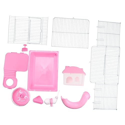 Happyyami Doppelschicht Hamsterkäfig Für Kleine Tiere Langlebige Hamster Villa Mit Spielplatz Und Versteck Für Hamster Und Ratten Sanftem Happyyami Doppelschicht Hamsterkäfig Für Kleine Tiere Langlebige Hamster Villa Mit Spielplatz Und Versteck Für Hamster Und Ratten Sanftem von Happyyami