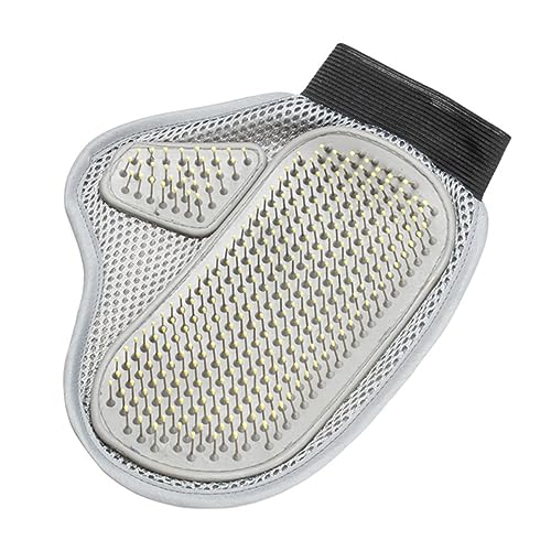 Happyyami Massagehandschuh Haustierpflege mit Gummispitzen Sanfte Fellbürste für Hunde Katzen Kaninchen Geeignet für Langes und Kurzes Haar Entfilzend und Trocken Verwendbar Fördert Happyyami Massagehandschuh Haustierpflege mit Gummispitzen Sanfte Fellbürste für Hunde Katzen Kaninchen Geeignet für Langes und Kurzes Haar Entfilzend und Trocken Verwendbar Fördert von Happyyami