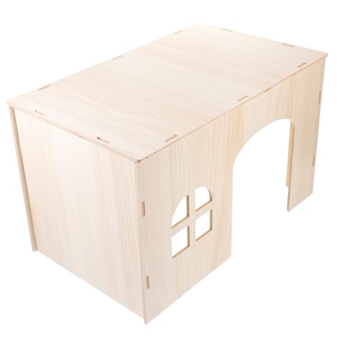 Happyyami Kleintier-Hideout Aus Holz Für Hamster Meerschweinchen Und Chinchillas Großes Squirrel House Für Spiel Und Schlaf Langlebig Und Bequem Für Kleine Haustiere Happyyami Kleintier-Hideout Aus Holz Für Hamster Meerschweinchen Und Chinchillas Großes Squirrel House Für Spiel Und Schlaf Langlebig Und Bequem Für Kleine Haustiere von Happyyami