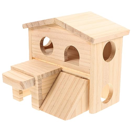 Happyyami Mein Nachbar Versteck Hund Meerschweinchenkäfig Plüsch Hängematten für kleine Tiere Netz nagerhaus kleintierhaus holzhaus kleine Haustierhütte Rattenhütte hölzern von Happyyami