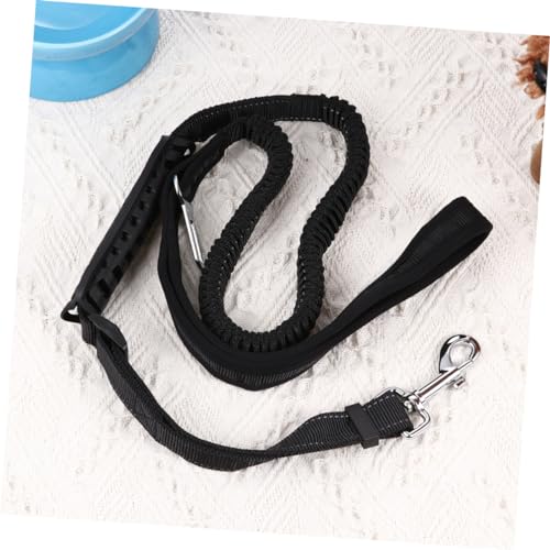 Happyyami Multi-funktionale Zugleine Für Hunde Elastisches Trainingstau Sicheres Outdoor-zubehör Für Und Joggen Schwarz von Happyyami
