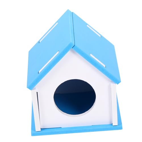 Happyyami Holz-hamsterhaus Nagerhaus Für Kleintiere Sicher Und Langlebig Idealer Rückzugsort Für Hamster Zwerghamster Igel Und Chinchillas Buntes Design Geeignet Als von Happyyami