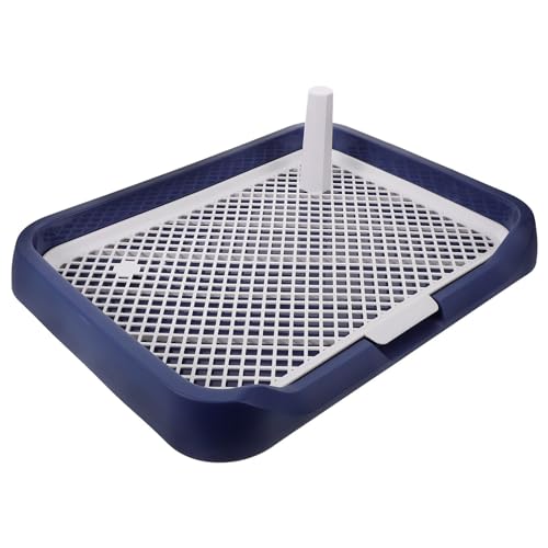 Happyyami Netz-Trainingstoilette Töpfchen-Tablett Welpen-Trainingspad-Halter Bodenschutz Pinkel-Pad Haustier-Toiletten-Trainingstablett Katzentoilette Für Welpen Und Kleine Hunde Blau Happyyami Netz-Trainingstoilette Töpfchen-Tablett Welpen-Trainingspad-Halter Bodenschutz Pinkel-Pad Haustier-Toiletten-Trainingstablett Katzentoilette Für Welpen Und Kleine Hunde Blau von Happyyami