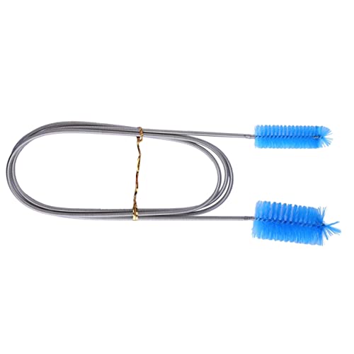 Happyyami Multi-funktionale Edelstahl Wasser Bürste Mit Doppelkopf Für Fisch Tank Reinigung Flexibles Design Förmige Rohre Für Aquarien Und Schläuche Tiefsee von Happyyami
