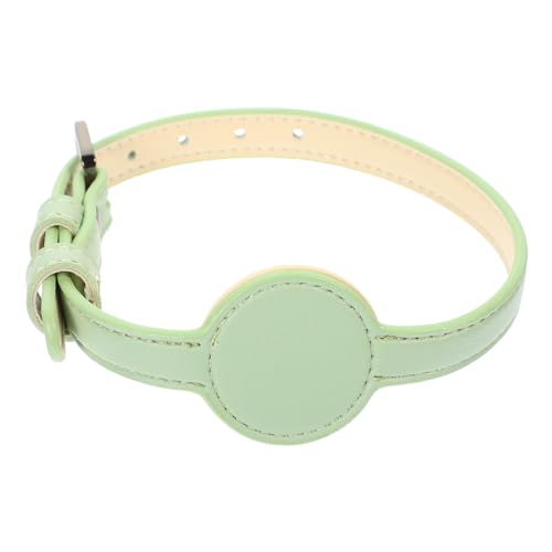 Happyyami Haustierhalsband Katzen-Tracer-Design Modisches Ornament Bequemes Pu-Material Verlorene Funktion Für Tiere von Happyyami