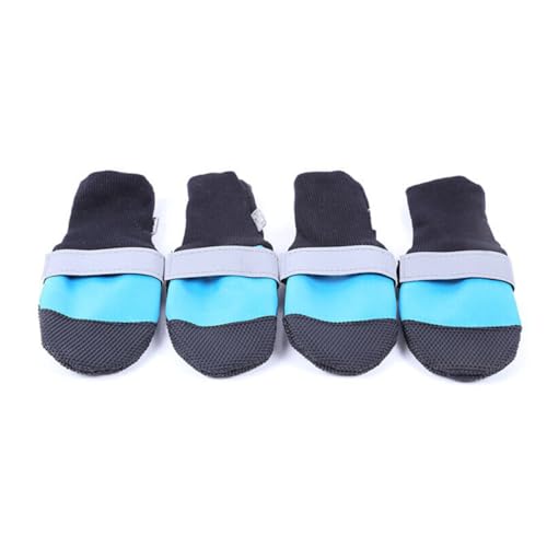Happyyami Paar wasserdichte Hundestiefel Hundeschuhe Hunde Katzen Petp Stiefel wasserdichte Stiefel Für Haustiere Blue Happyyami Paar wasserdichte Hundestiefel Hundeschuhe Hunde Katzen Petp Stiefel wasserdichte Stiefel Für Haustiere Blue von Happyyami