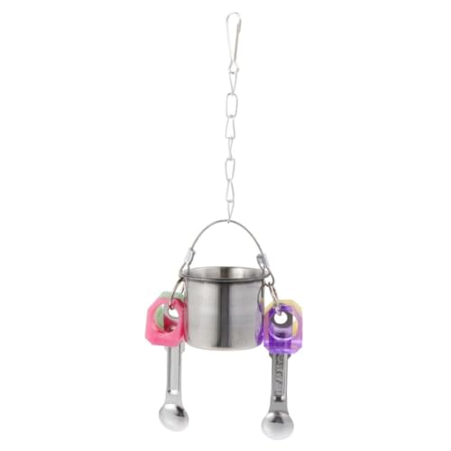 Happyyami Hängender Vogelfutterspender Für Papageien Futternapf Wassernapf Vogelfütterungsnapf Für Vögel Käfig Garten Zufällige Farbe Happyyami Hängender Vogelfutterspender Für Papageien Futternapf Wassernapf Vogelfütterungsnapf Für Vögel Käfig Garten Zufällige Farbe von Happyyami