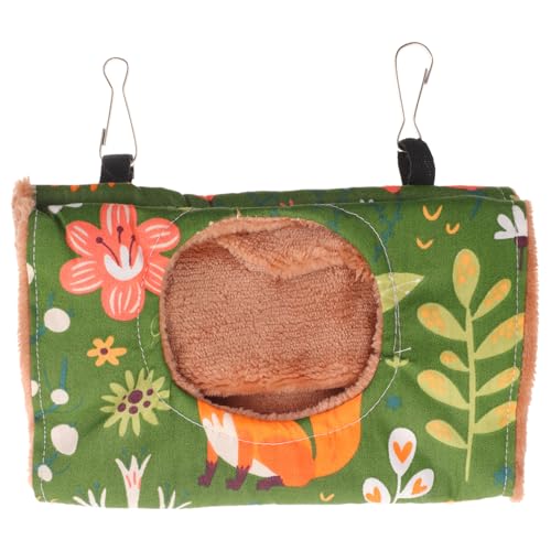 Happyyami Käfig Papageien Hängematte Dreieckige Warme Schlafnest Für Vögel Gemütliches Baumwollbett Für Nager Sicheres Ruheplatz-Spielzeug Für Wellensittiche Und Hamster Happyyami Käfig Papageien Hängematte Dreieckige Warme Schlafnest Für Vögel Gemütliches Baumwollbett Für Nager Sicheres Ruheplatz-Spielzeug Für Wellensittiche Und Hamster von Happyyami