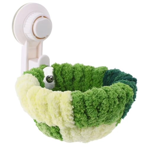 Happyyami Kompakte Vogel-Nest Für Kleine Vögel Weiches Plüschmaterial Mit Saugnapf Tragbar Für Reisen Bietet Einen Warmen Schlafplatz Für Papageien Und Sittiche Happyyami Kompakte Vogel-Nest Für Kleine Vögel Weiches Plüschmaterial Mit Saugnapf Tragbar Für Reisen Bietet Einen Warmen Schlafplatz Für Papageien Und Sittiche von Happyyami