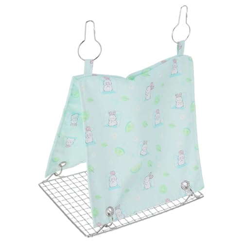 Happyyami Hängendes Vogelbett Für Wellensittiche Und Nymphensittiche Abnehmbarer Und Atmungsaktiver Netzboden Stilvolles Design Für Kleine Vögel Winterversteck Und Schlafplatz von Happyyami