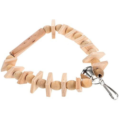 Happyyami Wear-Resistant Bird Toy Für Papageien Holzschaukel Zur Stressbewältigung Und Spielspaß Für Käfige Und Kleine Vögel Happyyami Wear-Resistant Bird Toy Für Papageien Holzschaukel Zur Stressbewältigung Und Spielspaß Für Käfige Und Kleine Vögel von Happyyami