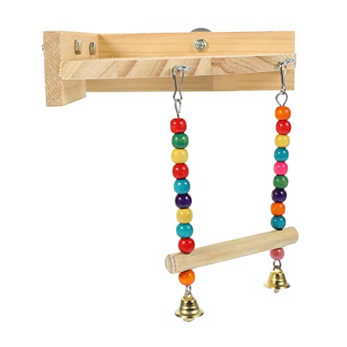 Happyyami Vogelspielzeug Für Papageien Natürliche Holzschaukel Für Sittiche Und Nymphensittiche Trainingsplattform Und Käfigzubehör Für Aktiven Spielspaß Und Bewegung Happyyami Vogelspielzeug Für Papageien Natürliche Holzschaukel Für Sittiche Und Nymphensittiche Trainingsplattform Und Käfigzubehör Für Aktiven Spielspaß Und Bewegung von Happyyami