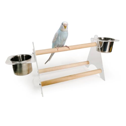 Happyyami Papageienspielzeug vogelkäfig Birdcage vogelzubehör für käfig Vogelständer Vogelspielzeug Bird Toys Vogelbarsch Futterspender für Papageien Papageienschale Papageienzubehör Bambus Happyyami Papageienspielzeug vogelkäfig Birdcage vogelzubehör für käfig Vogelständer Vogelspielzeug Bird Toys Vogelbarsch Futterspender für Papageien Papageienschale Papageienzubehör Bambus von Happyyami